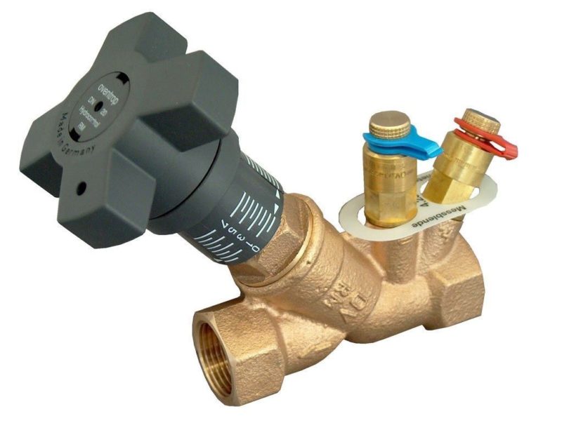 “Hydrocontrol VTR” bronze calibrated balancing valves HVAC