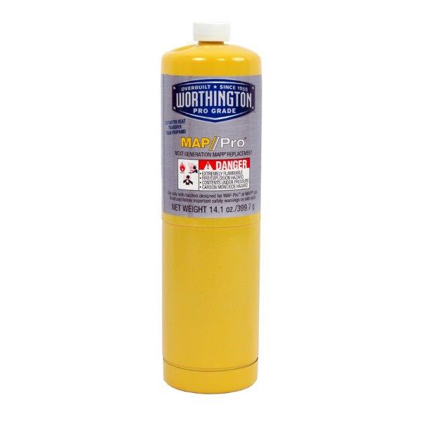 MAP Gas Fuel Cylinder 14 1 Oz HVAC   Allair.net Map Gas 2 